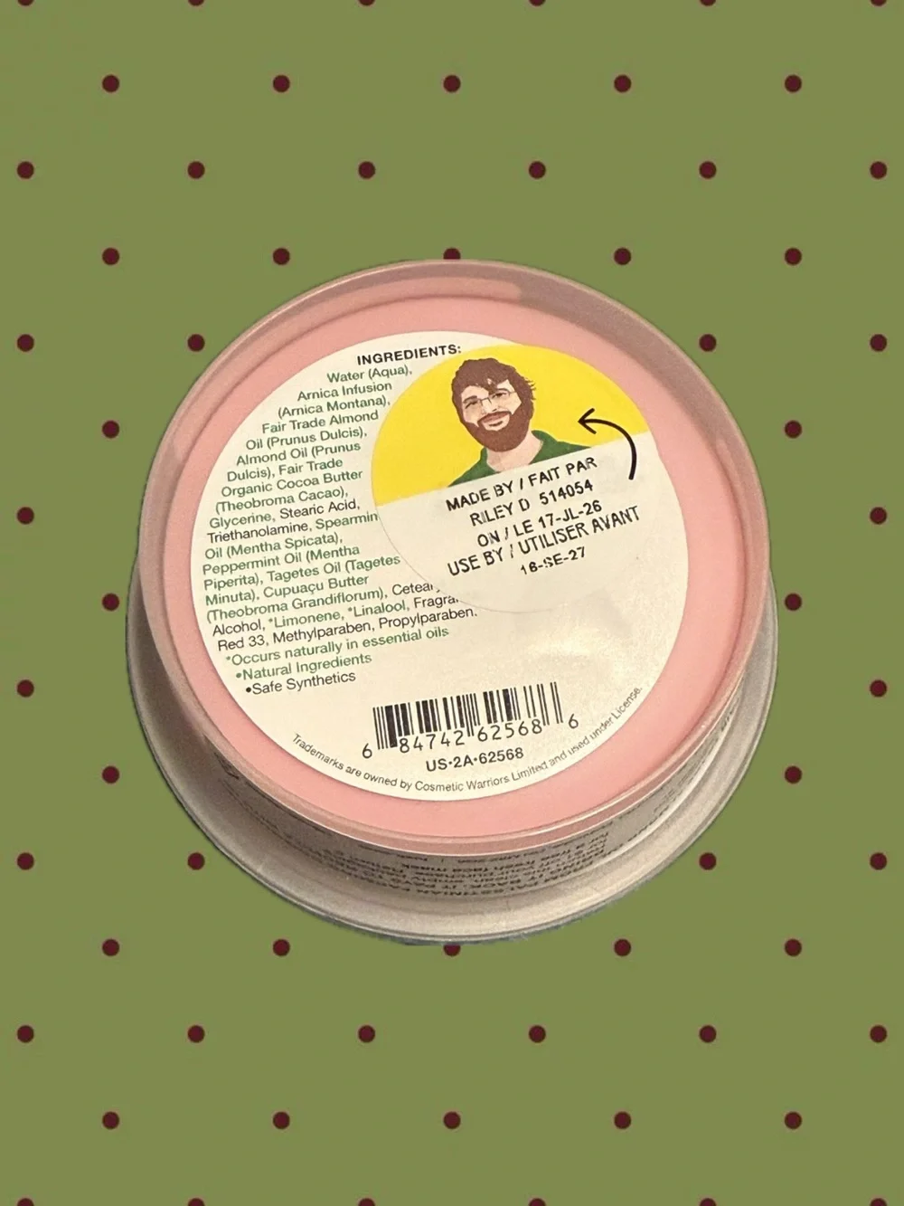 Lush Pink Peppermint Foot Lotion - Pink
